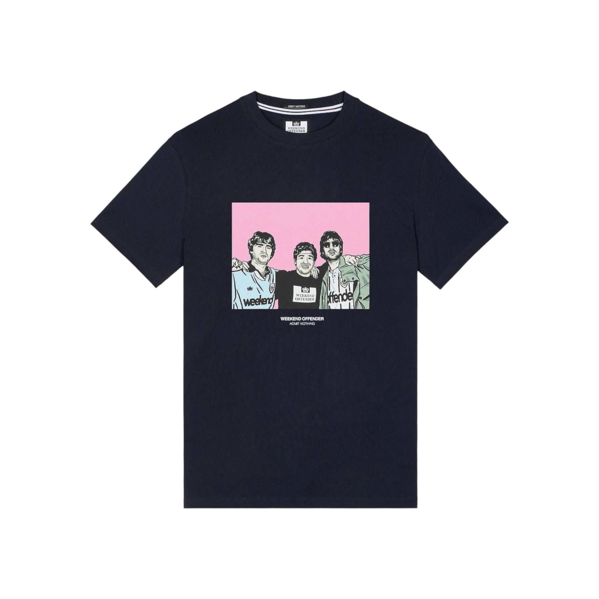 Weekend Offender Diego Graphic T-Shirt Navy
