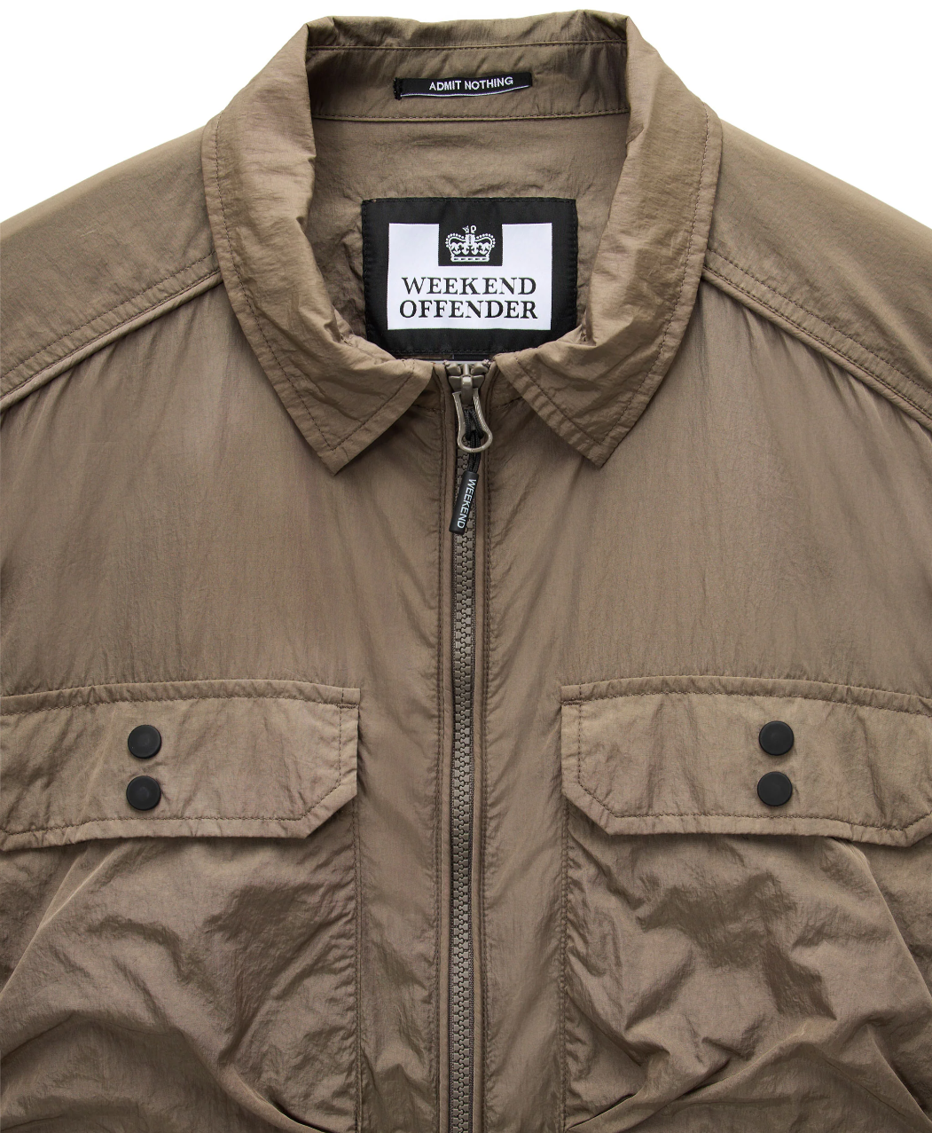 Weekend Offender Shields Over-Shirt Tobacco Brown