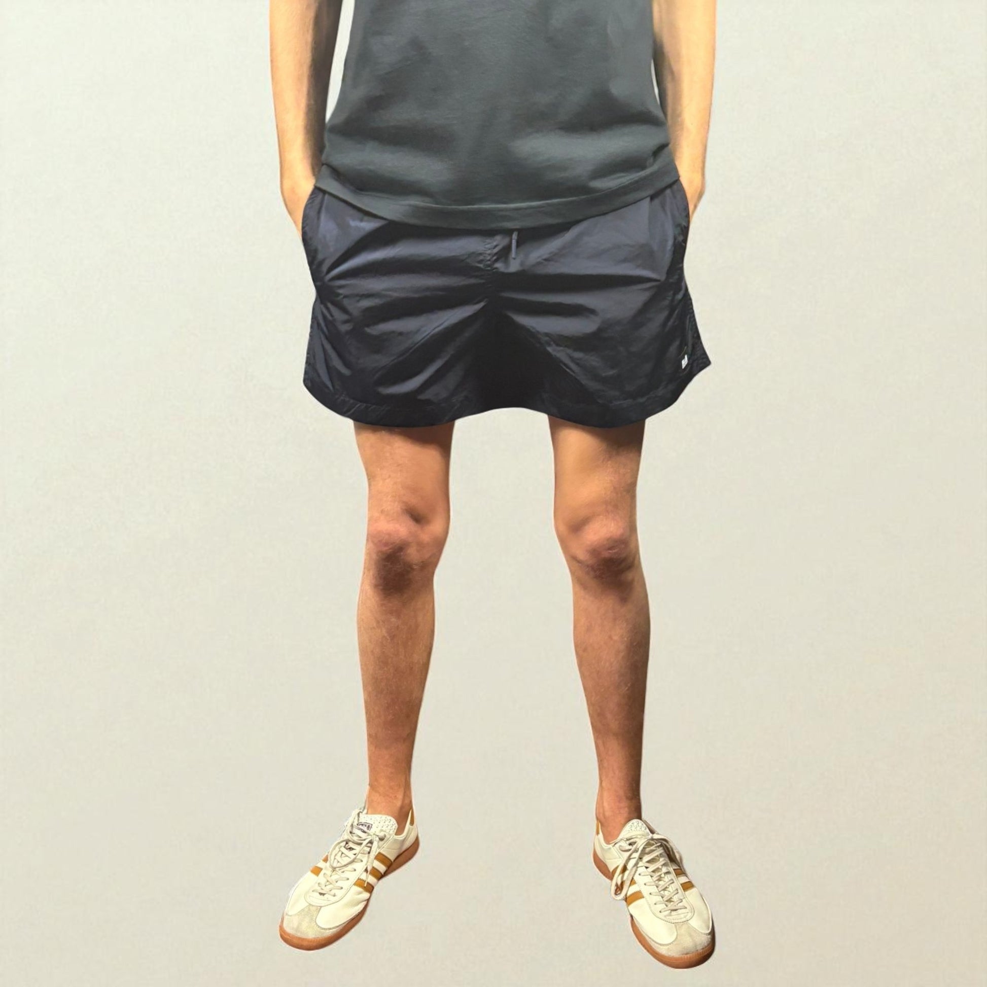 BNWT Weekend Offender Navy Blue Stacks Swimshorts