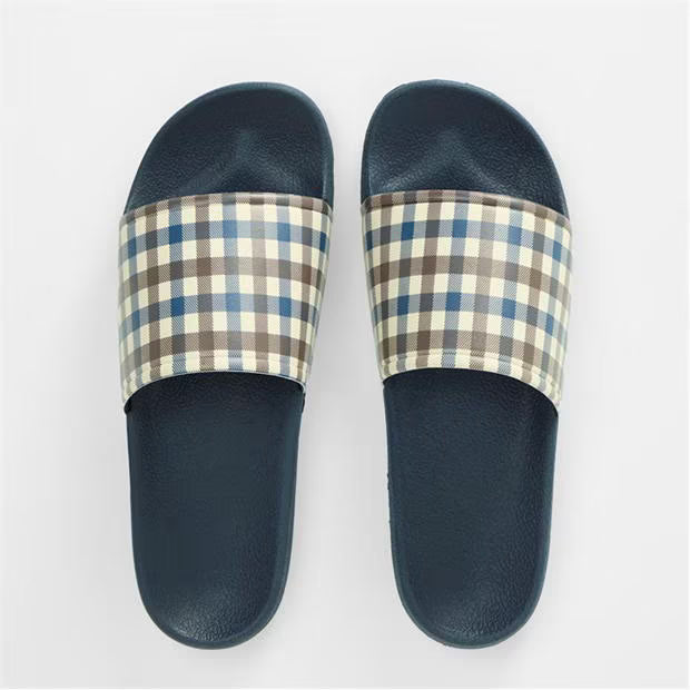 Aquascutum Check Sliders
