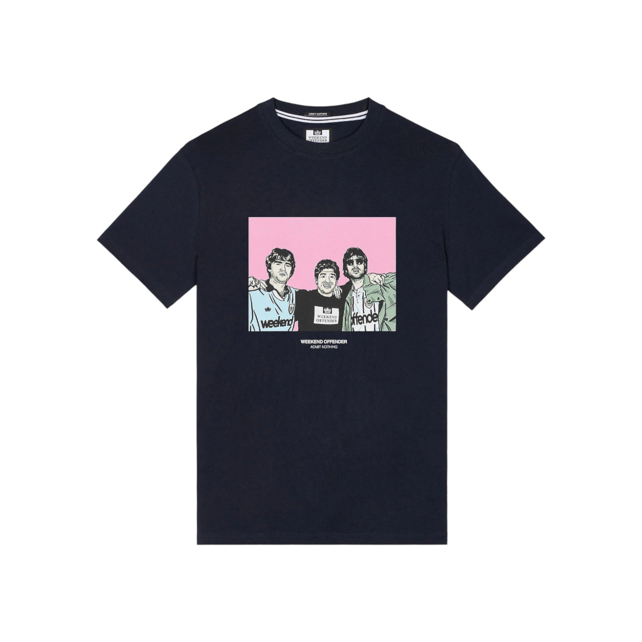 Weekend Offender Diego Graphic T-Shirt Navy
