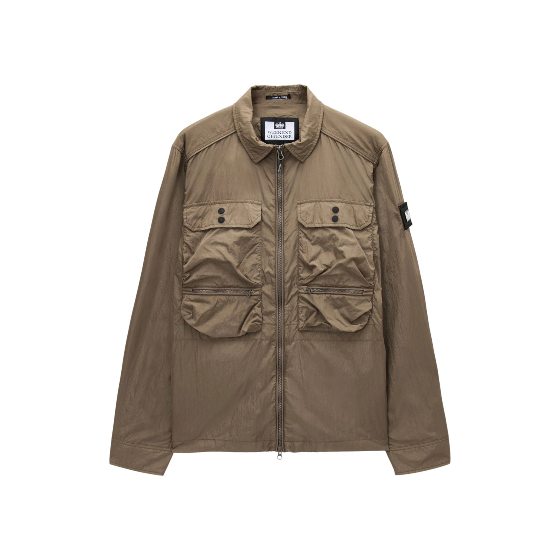 Weekend Offender Shields Over-Shirt Tobacco Brown