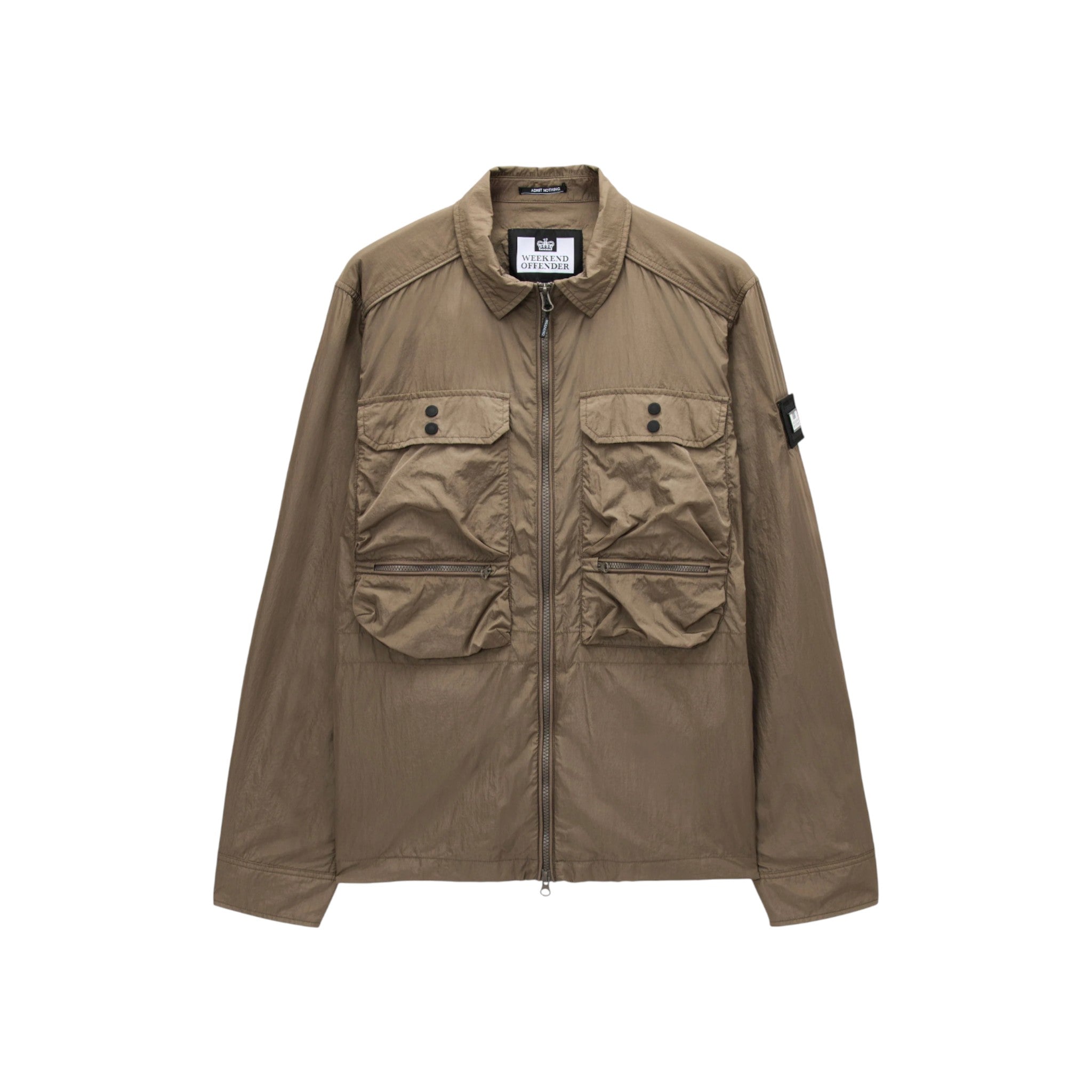 Weekend Offender Shields Over-Shirt Tobacco Brown