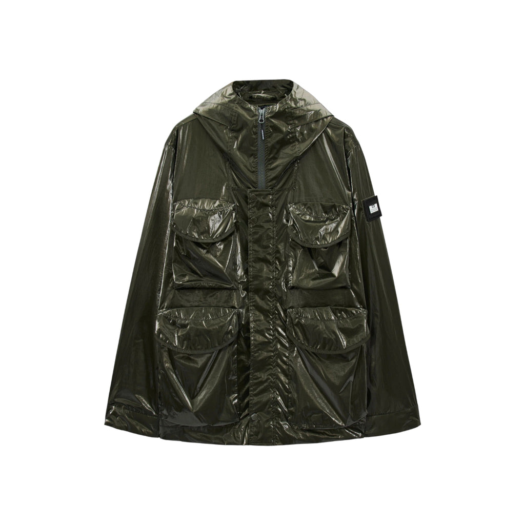 Weekend Offender Cotoca Fleece Lined Jacket Black Forest Green