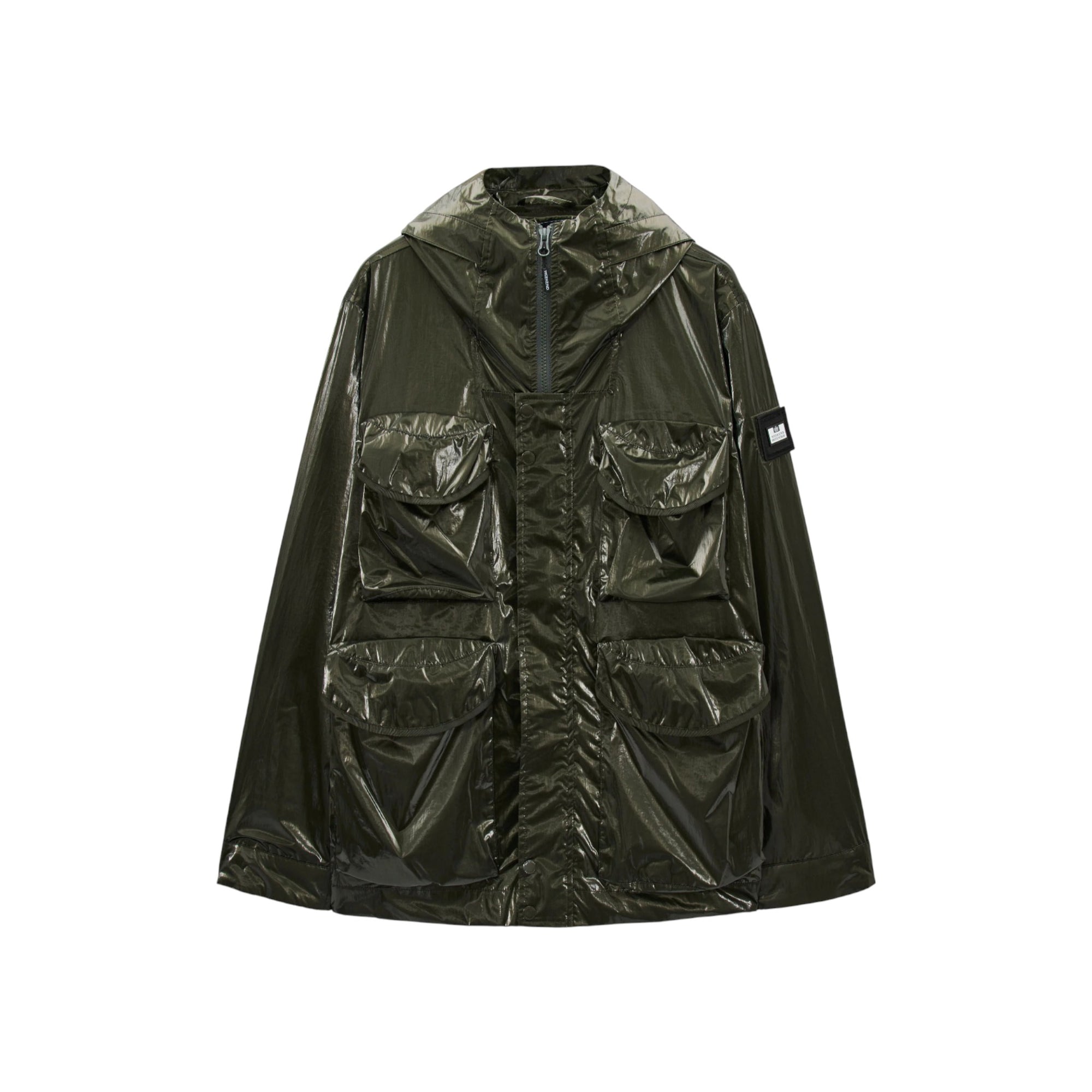 Cotoca Fleece Lined Jacket Black Forest Green