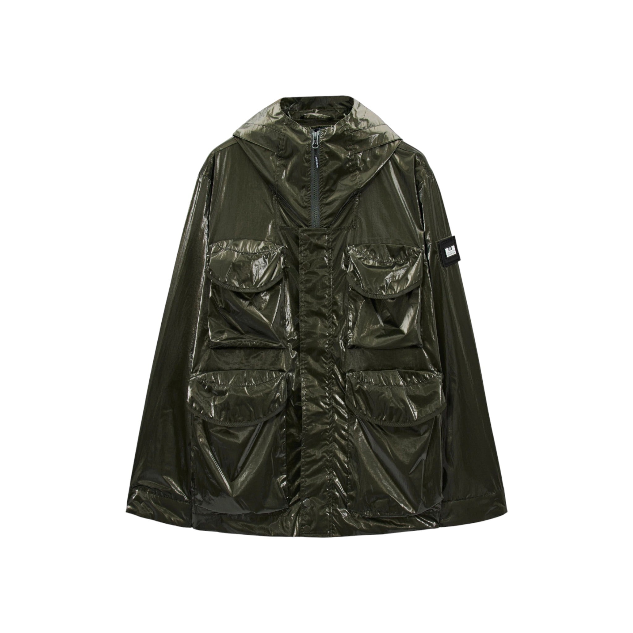 Weekend Offender Cotoca Fleece Lined Jacket Black Forest Green