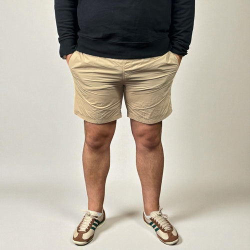 Aquascutum Beige Check Back Pocket Swim Shorts