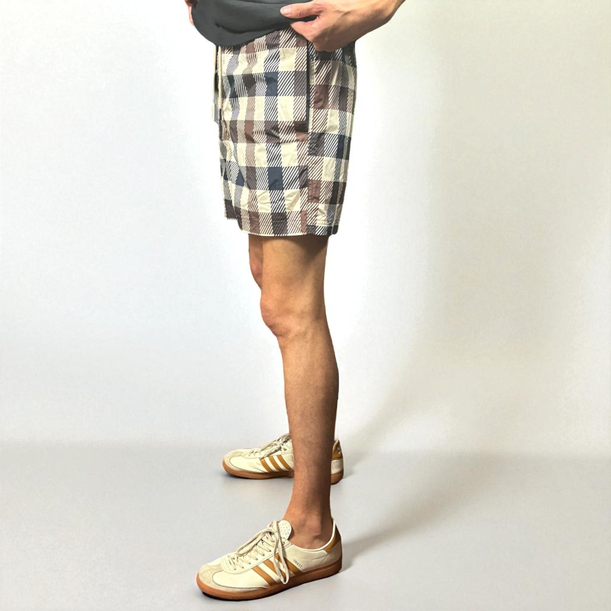 BNWT Aquascutum Large Full Check Swim Shorts