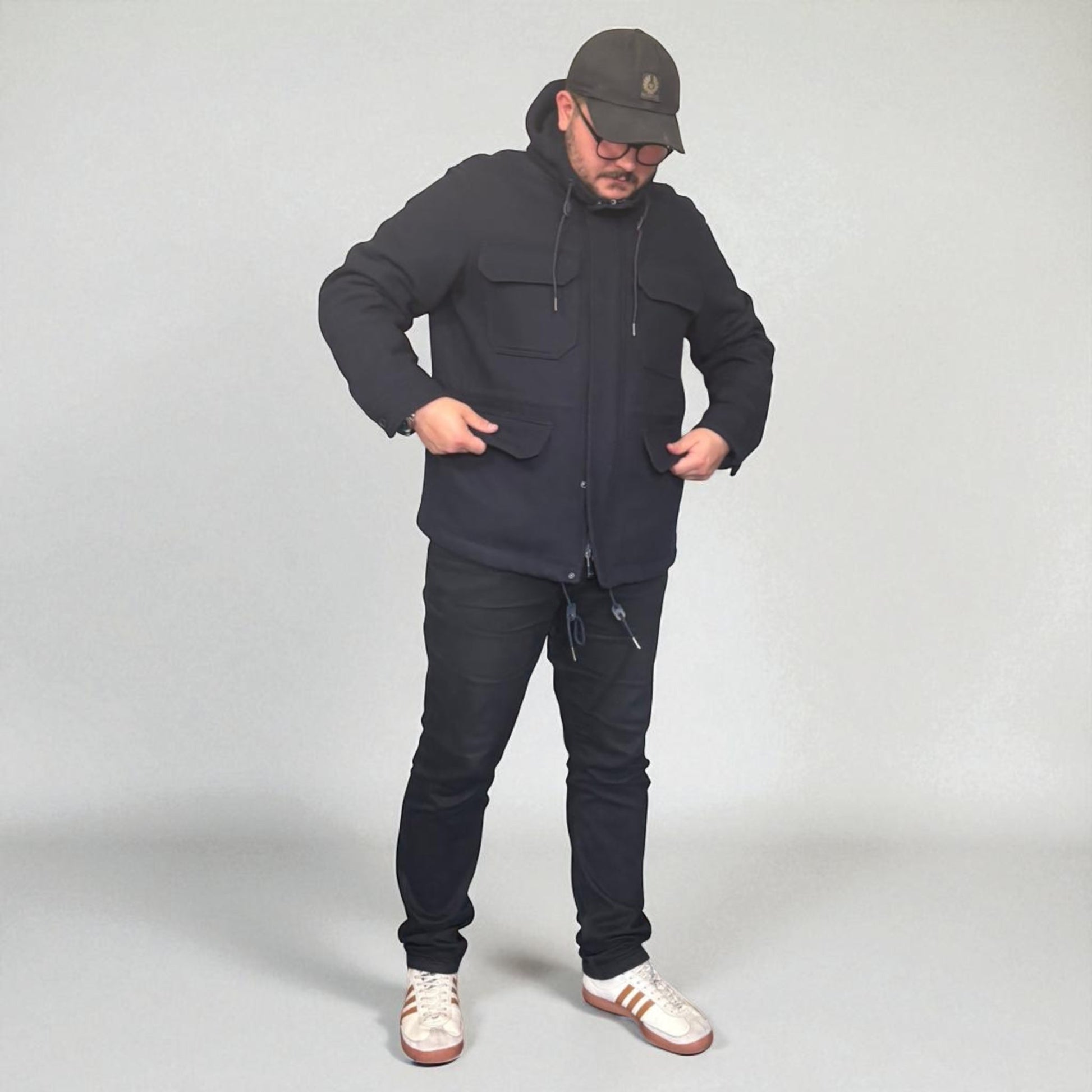 Armani Exchange Wool Parka Jacket
