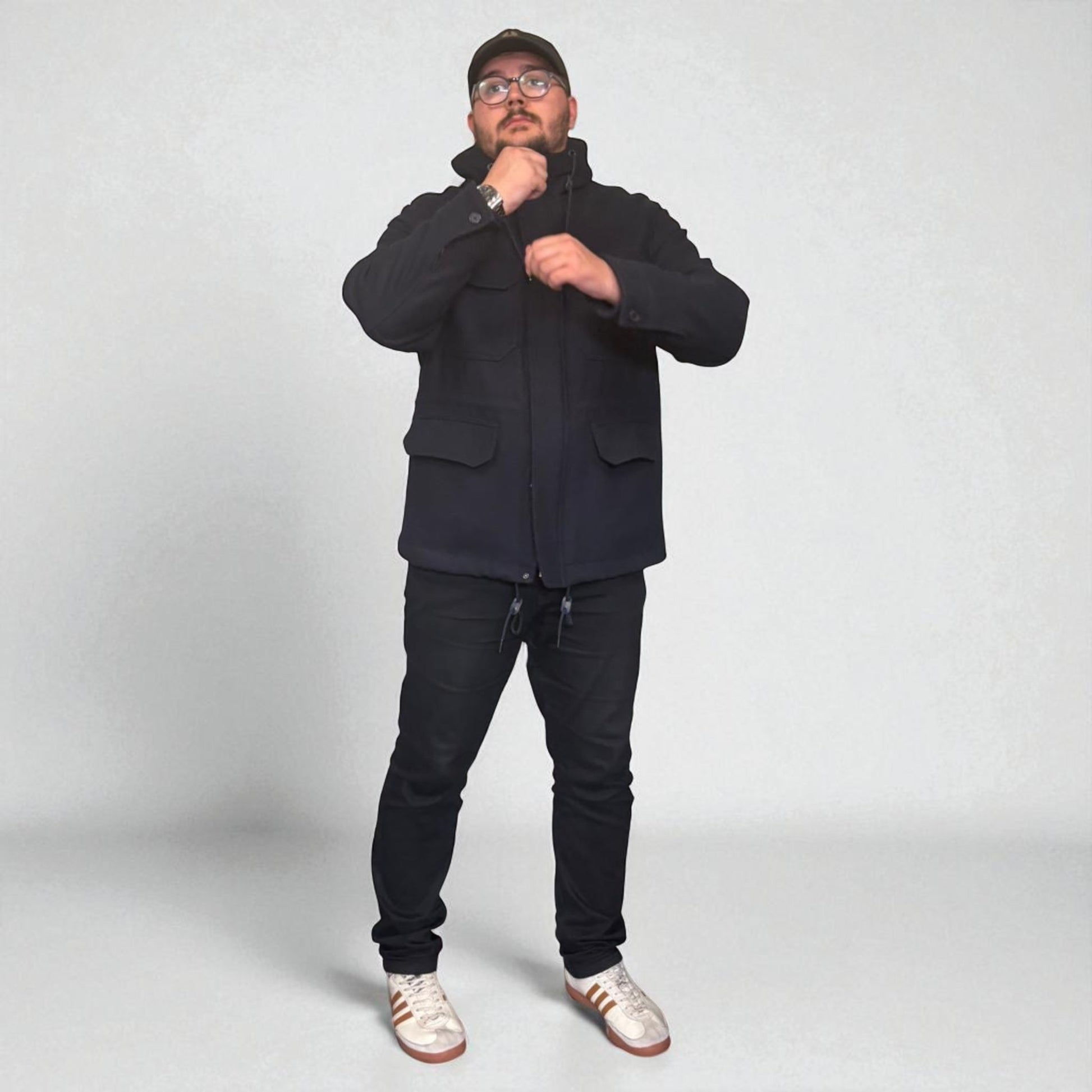 Armani Exchange Wool Parka Jacket