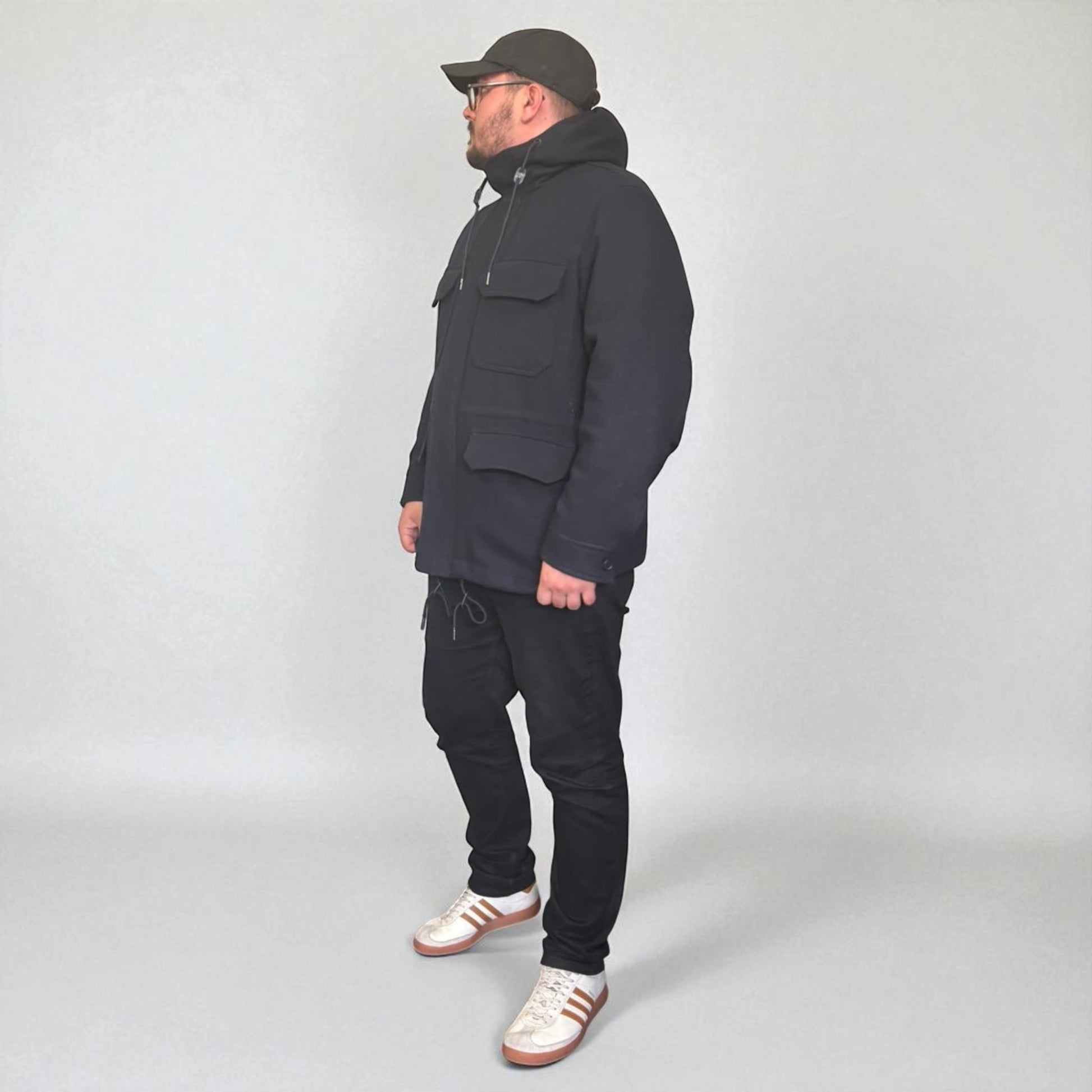 Armani Exchange Wool Parka Jacket