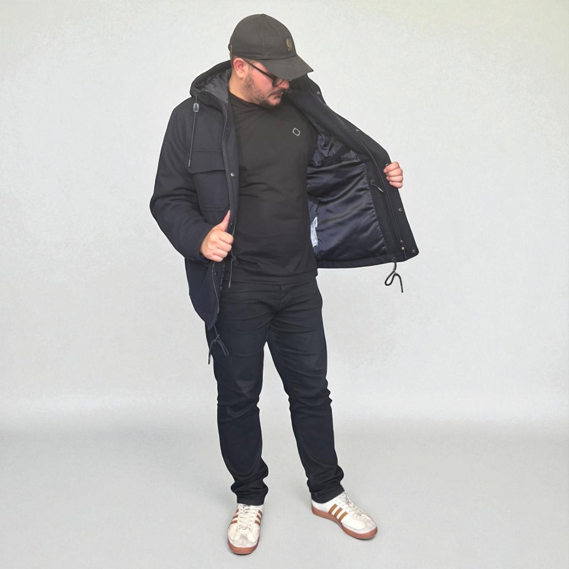 Armani Exchange Wool Parka Jacket
