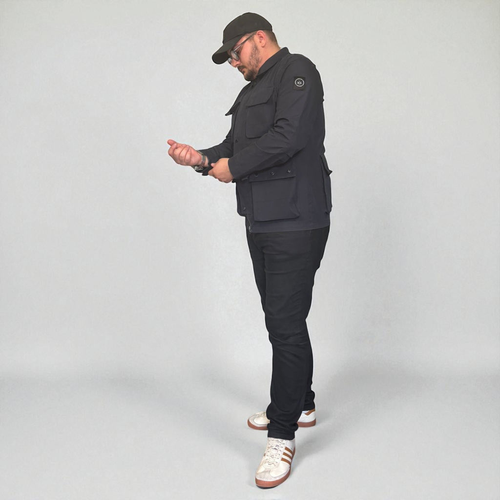 Marshall Artist Overshirt Jacket W/ Back Pockets