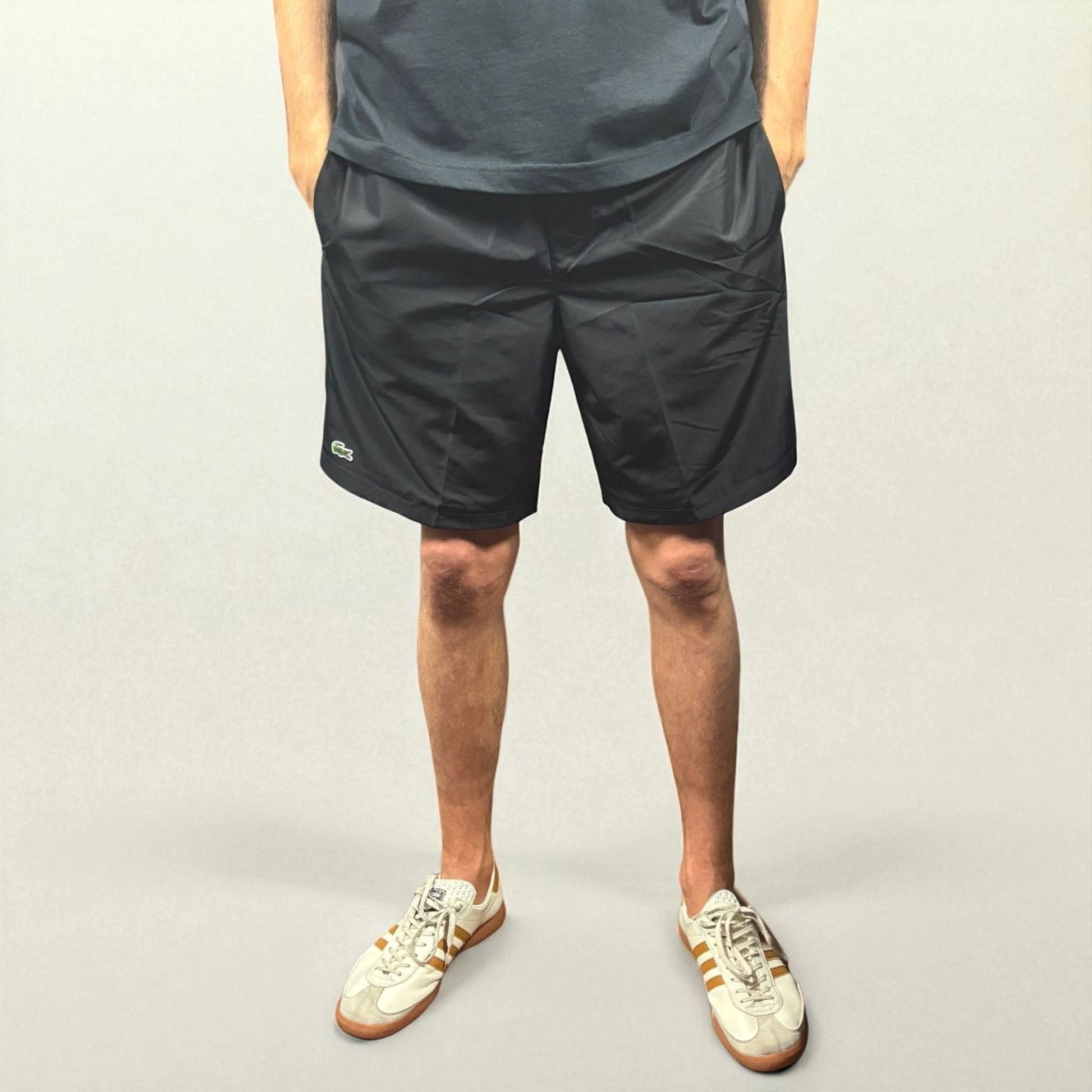 BNWT Lacoste Black Taffeta Board Shorts