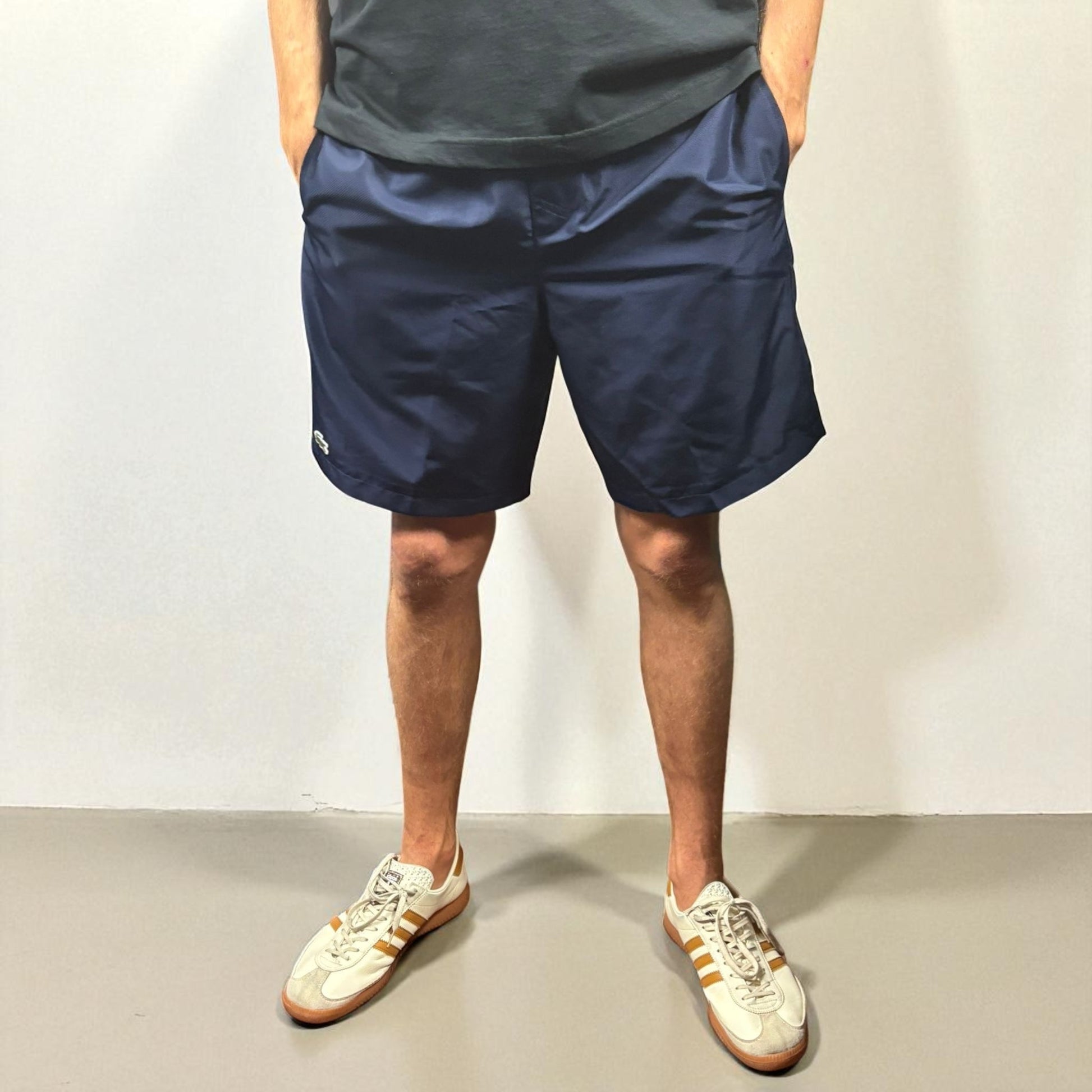 BNWT Lacoste Navy Taffeta Board Shorts