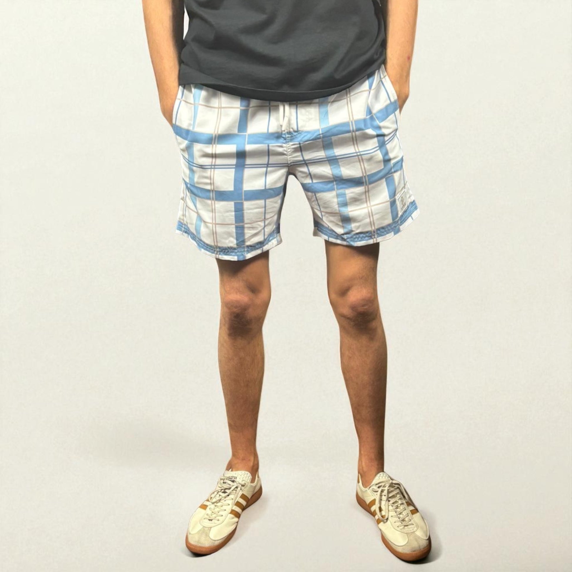 BNWT Luke 1977 Chester Check Swim Shorts