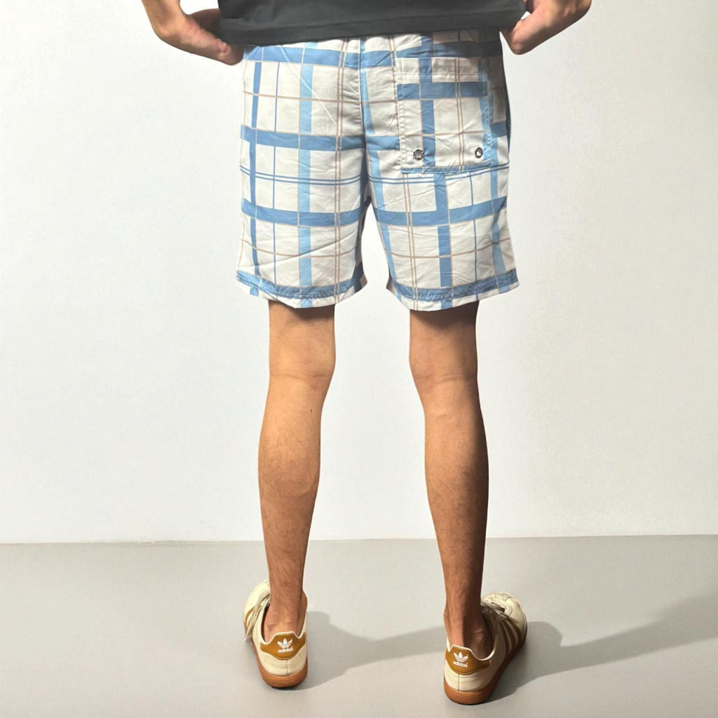 BNWT Luke 1977 Chester Check Swim Shorts