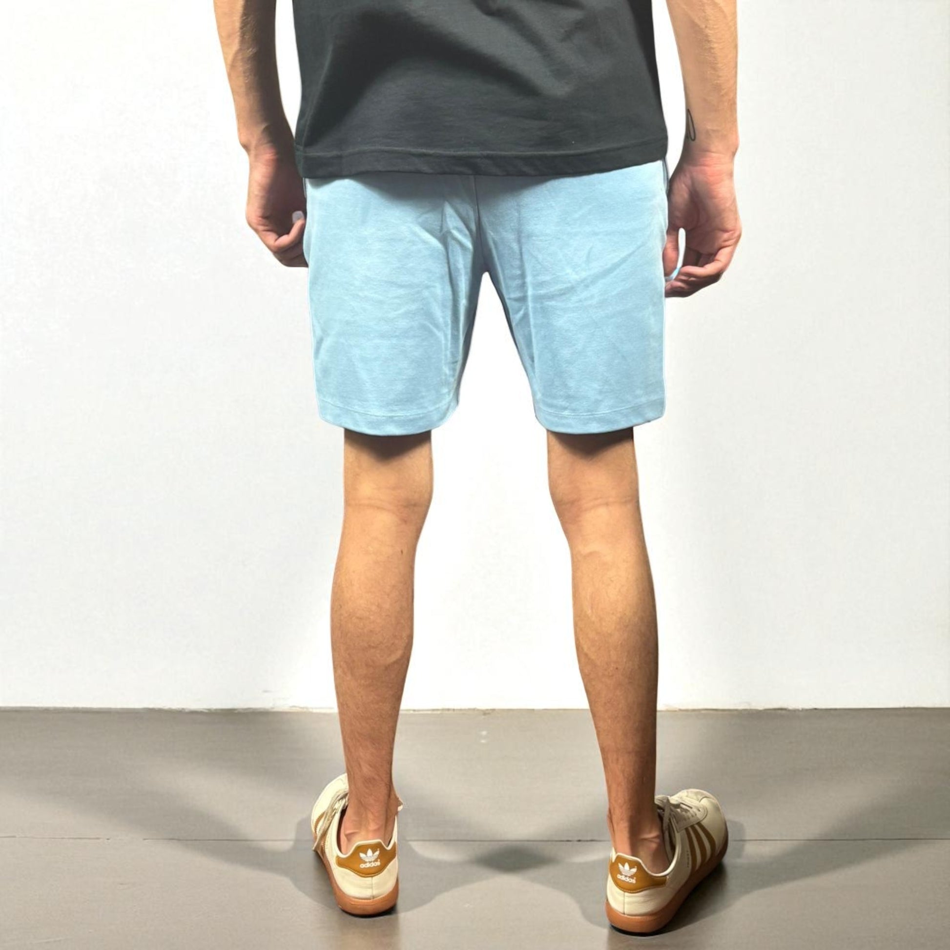 BNWT Luke 1977 Reid Baby Blue Cotton Shorts