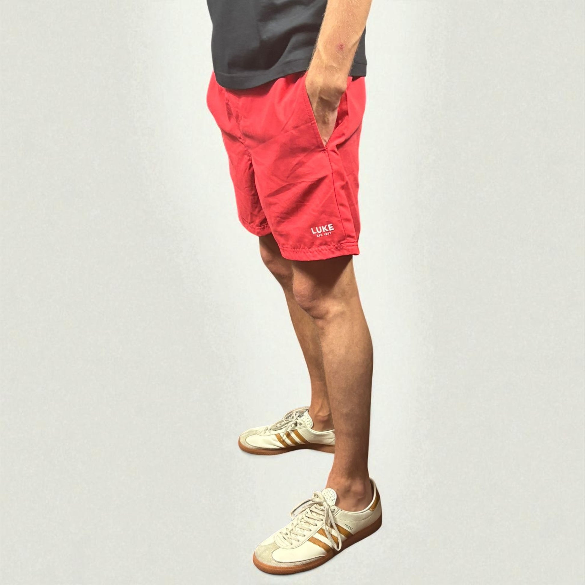 BNWT Luke 1977 Stately Pink Swimshorts