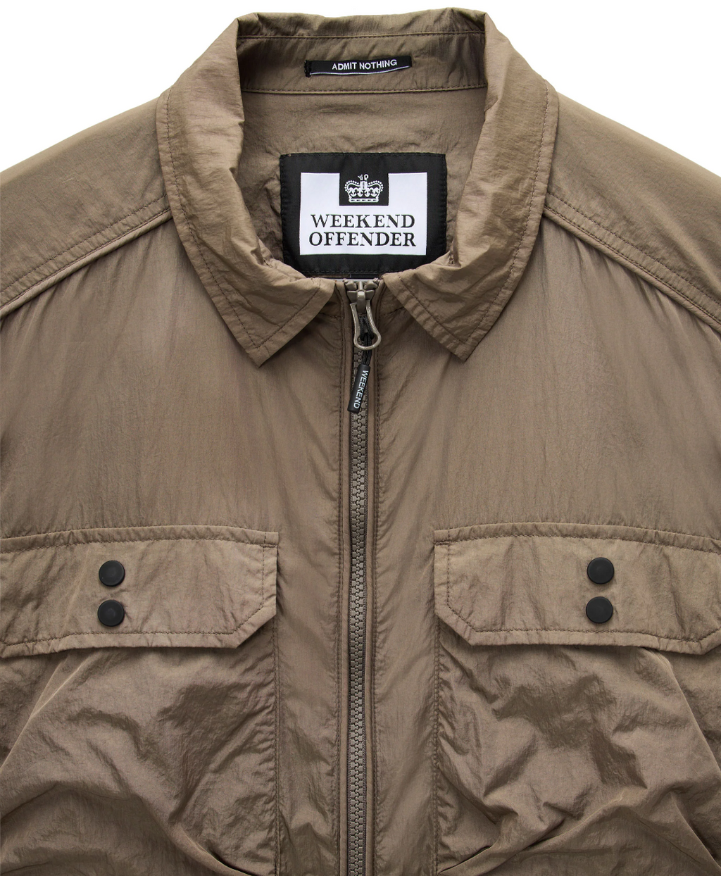 Weekend Offender Shields Over-Shirt Tobacco Brown