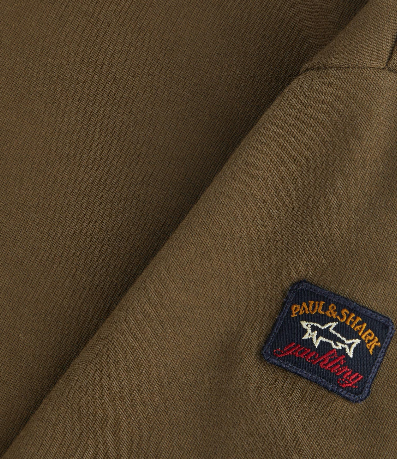 Paul & Shark Cotton sweatshirt with Iconic badge