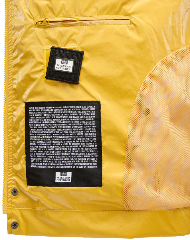 Weekend Offender Cotoca Field Jacket Honey Yellow