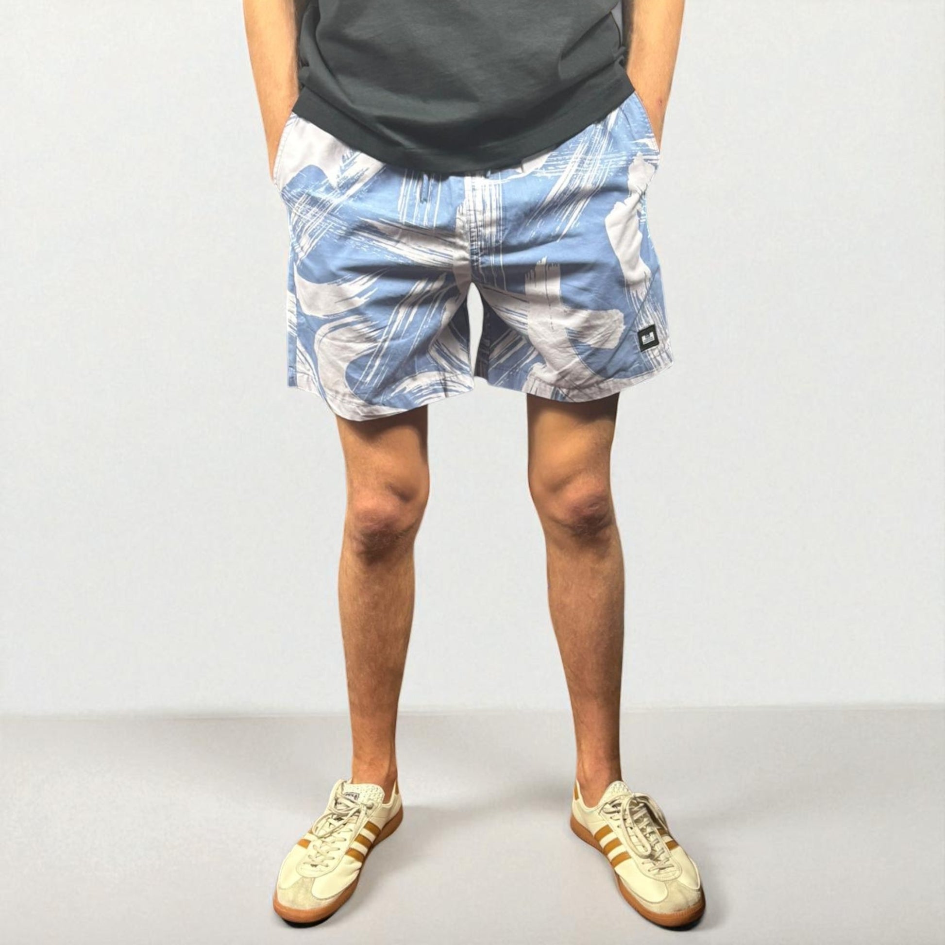 BNWT Weekend Offender Blue Camo Print Shorts