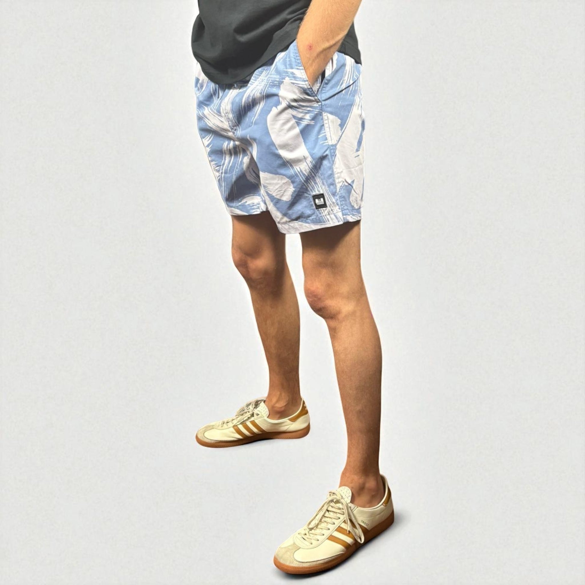 BNWT Weekend Offender Blue Camo Print Shorts