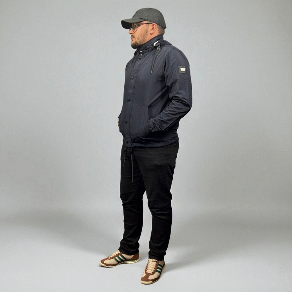 BNWT Weekend Offender NAZ Navy Blue Parka Coat