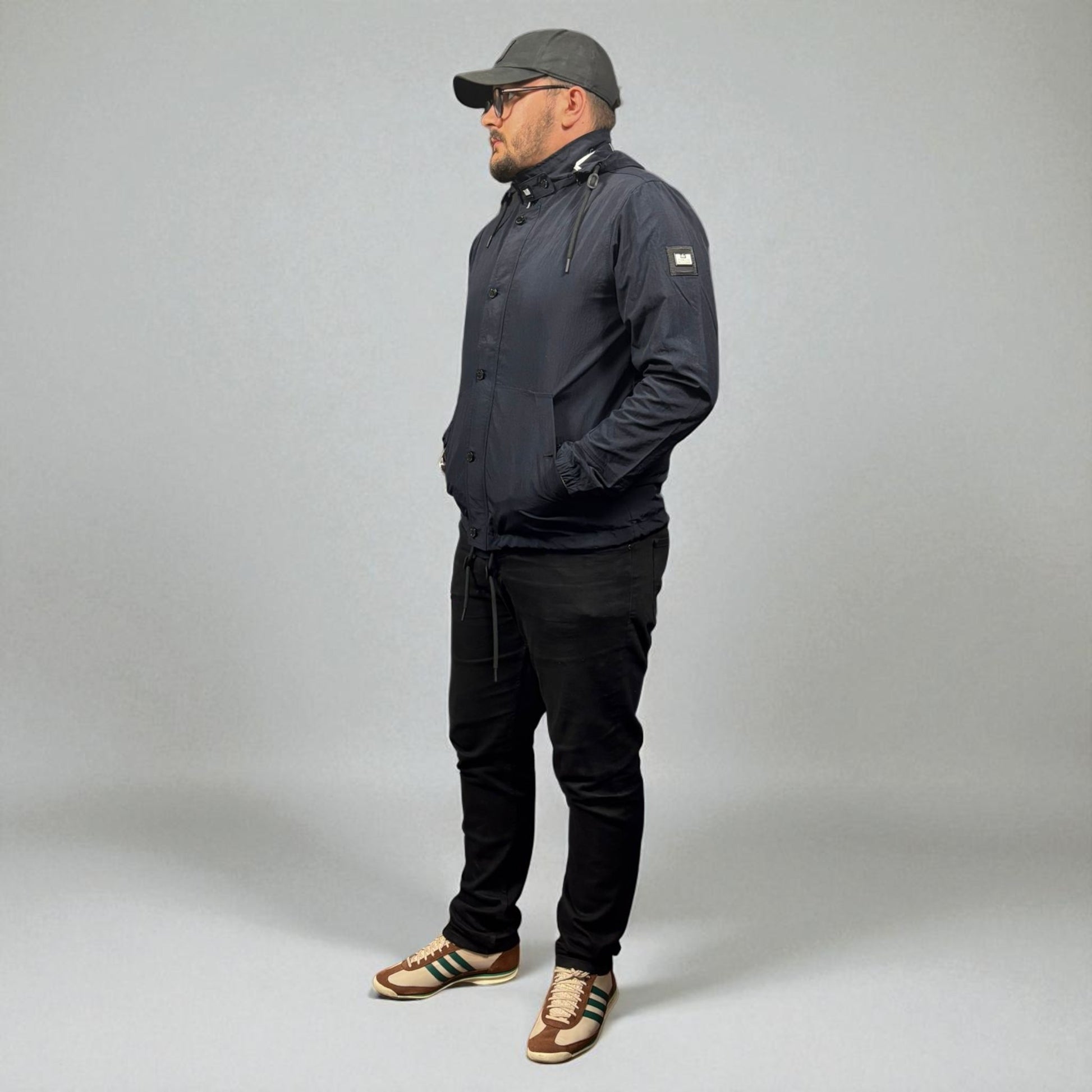 BNWT Weekend Offender NAZ Navy Blue Parka Coat