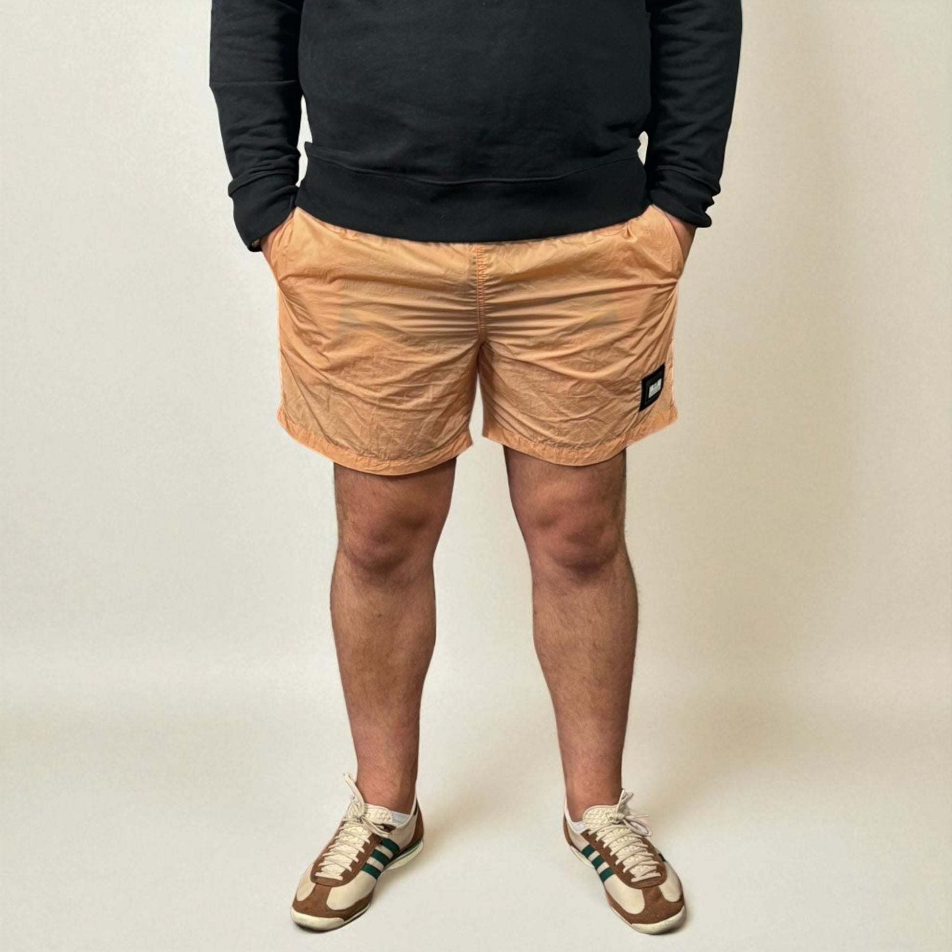 Weekend Offender Peach Stacks Swimshorts