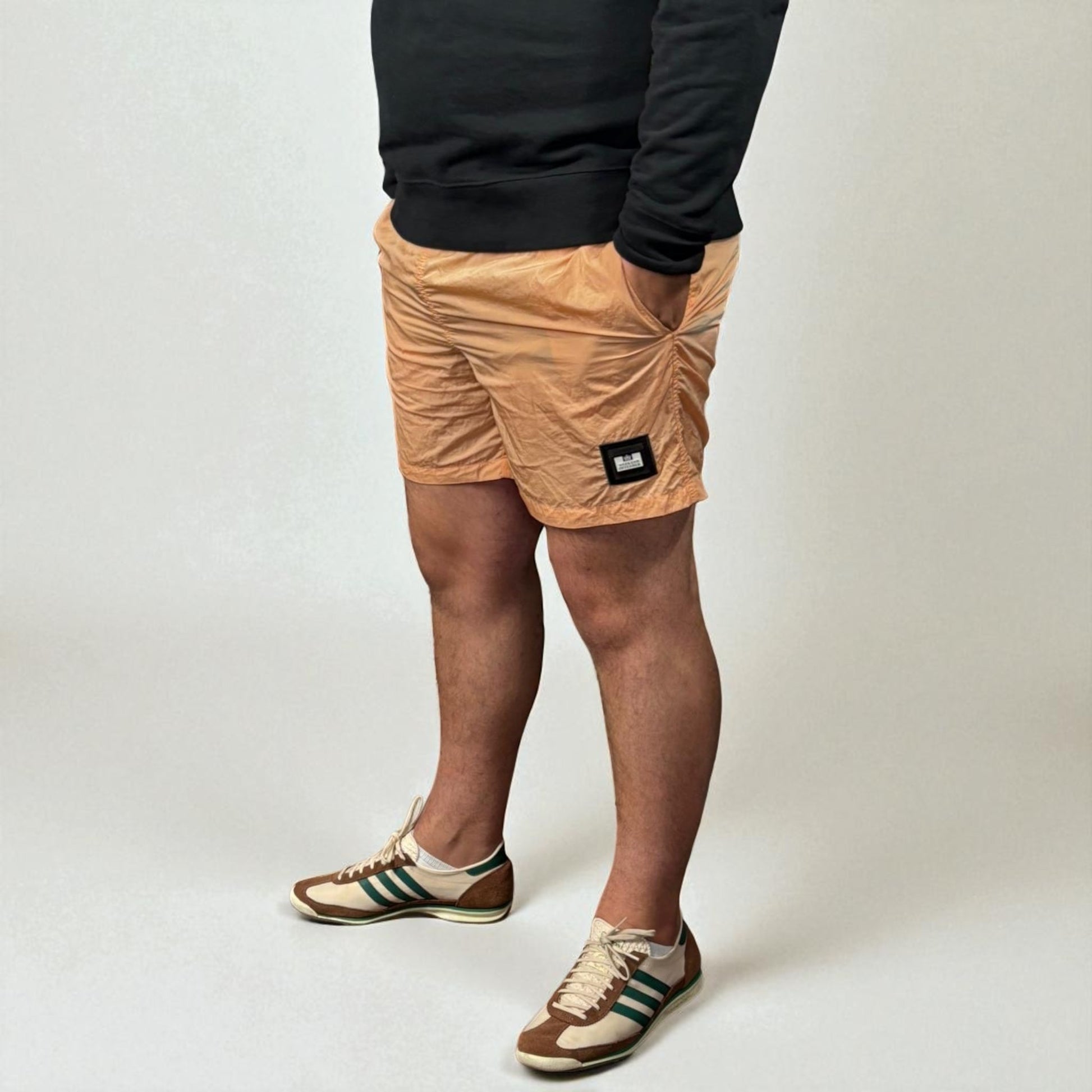 Weekend Offender Peach Stacks Swimshorts