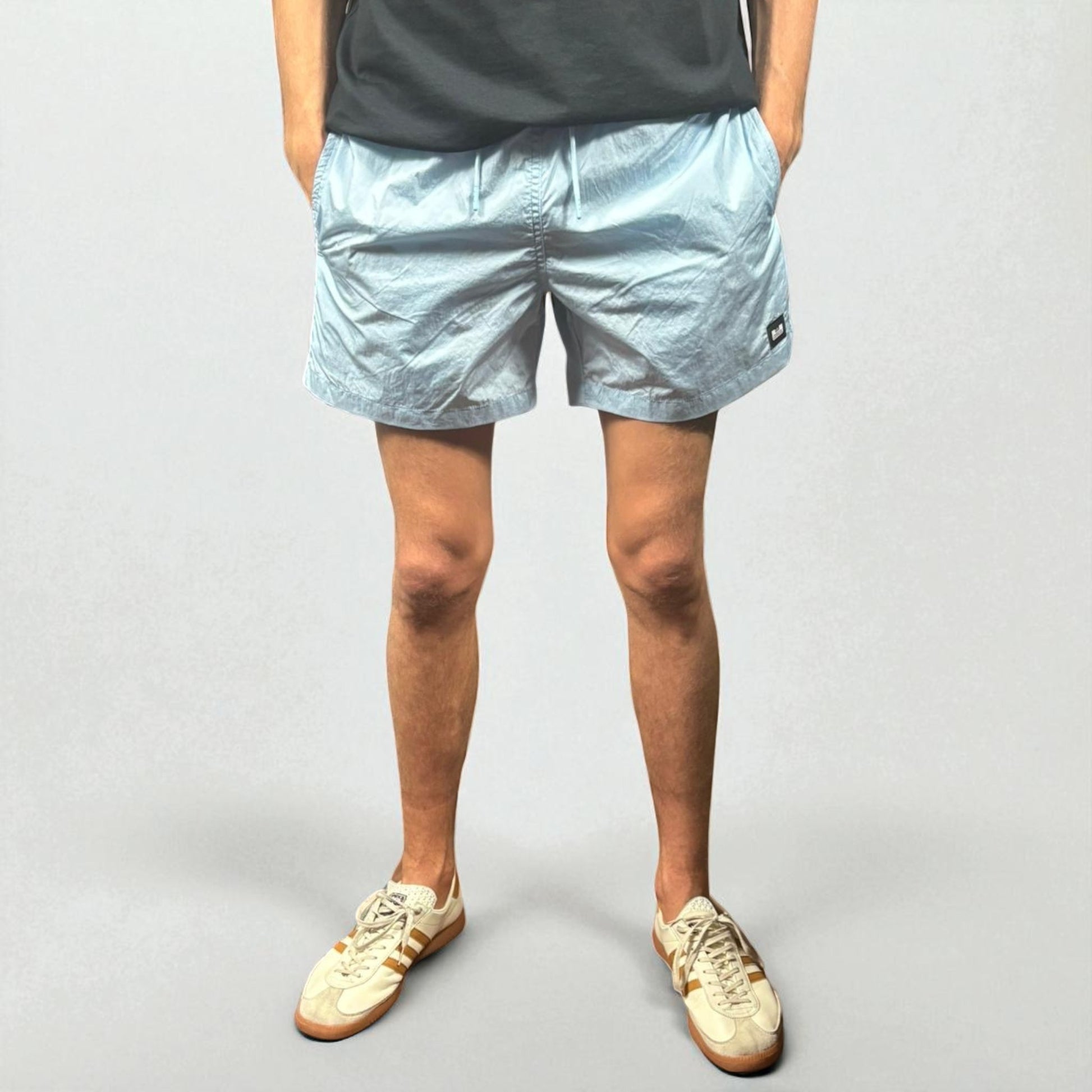 BNWT Weekend Offender Blue Stacks Swimshorts