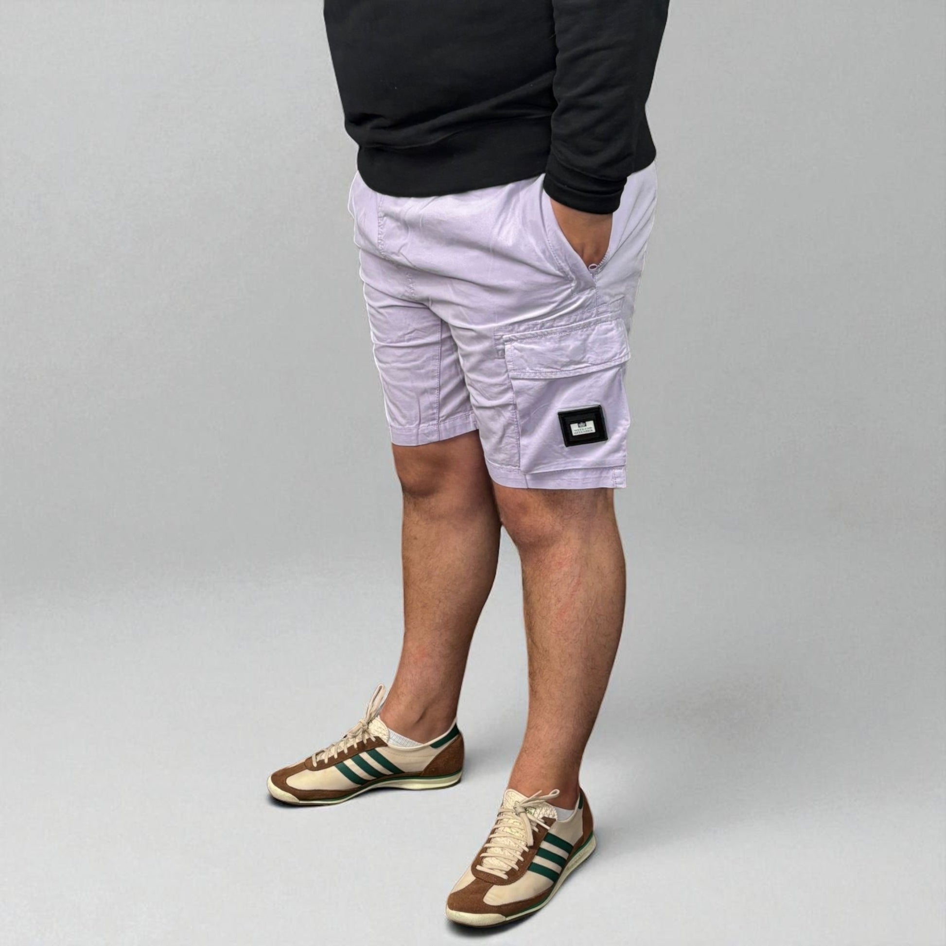 Weekend Offender Faraci Cargo Shorts Wisteria