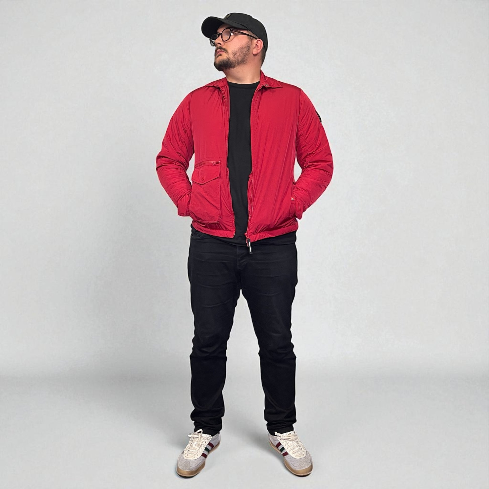 Weekend Offender Red Padded Overshirt