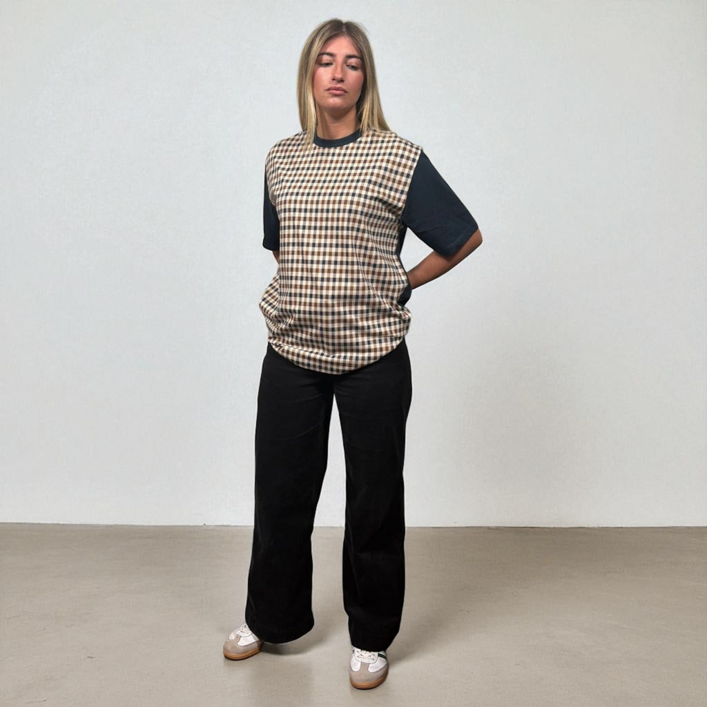 BNWT Aquascutum Small Check Tee