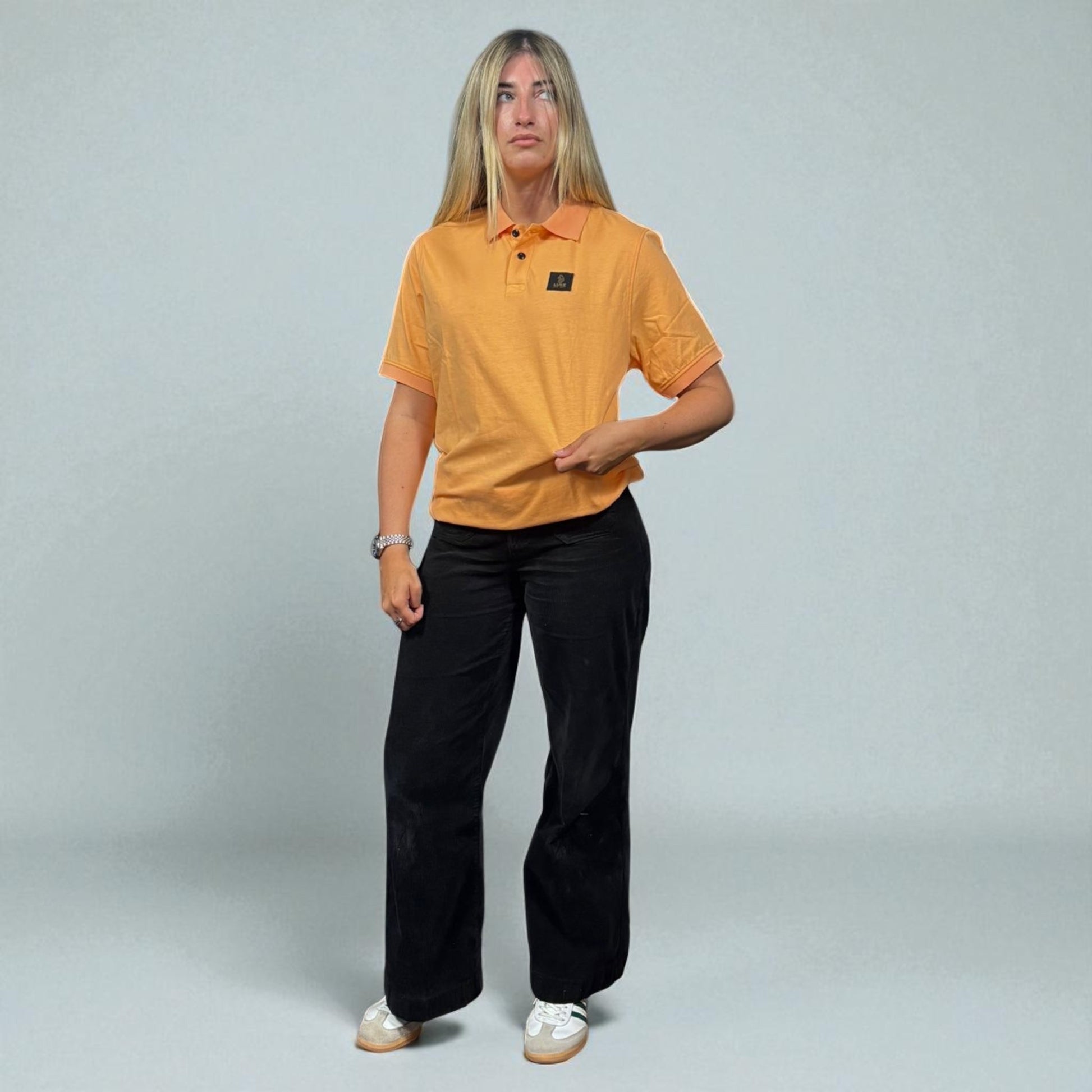 BNWT Luke 1977 Orange Short Sleeve Polo