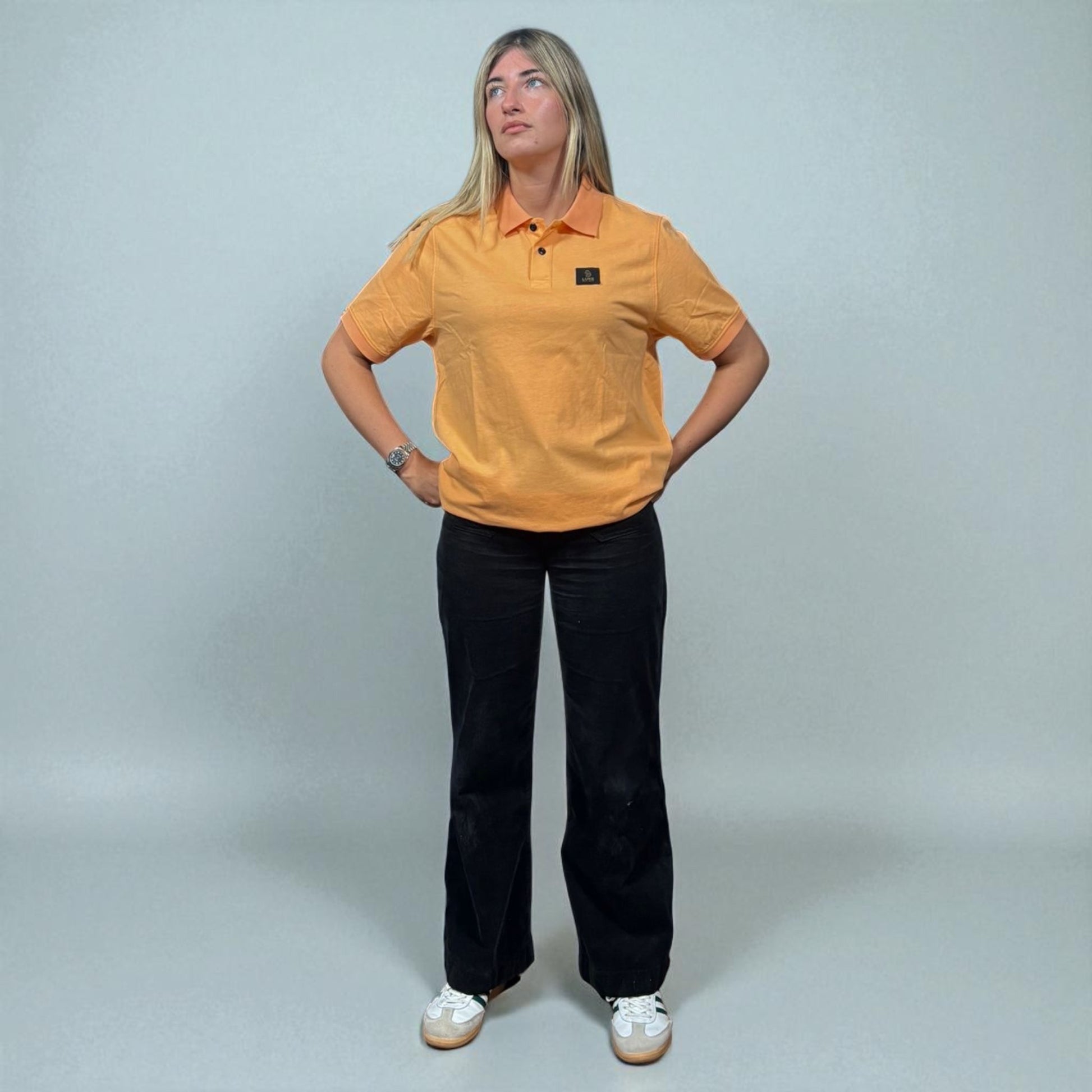 BNWT Luke 1977 Orange Short Sleeve Polo