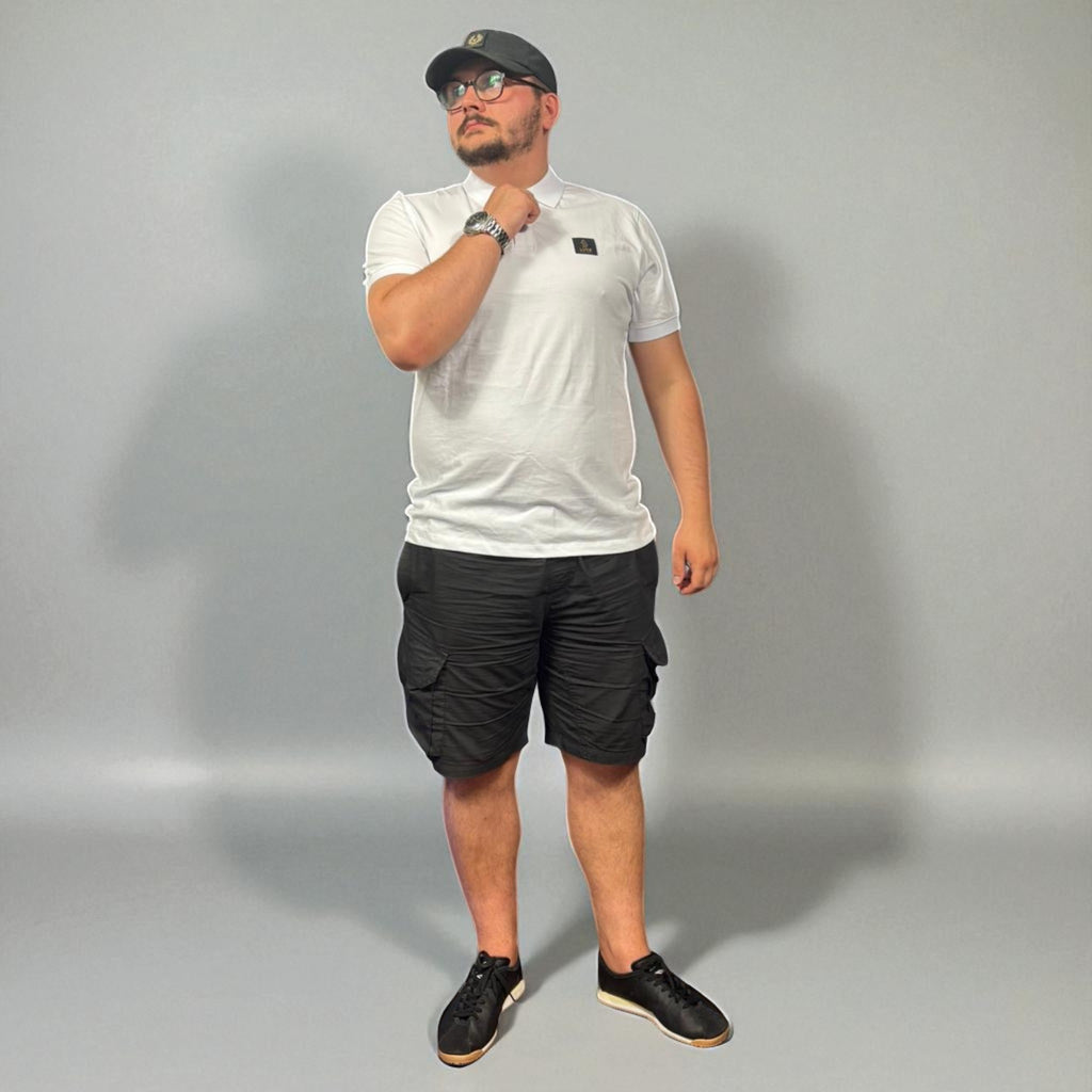 BNWT Luke 1977 Short Sleeve White Polo Shirt