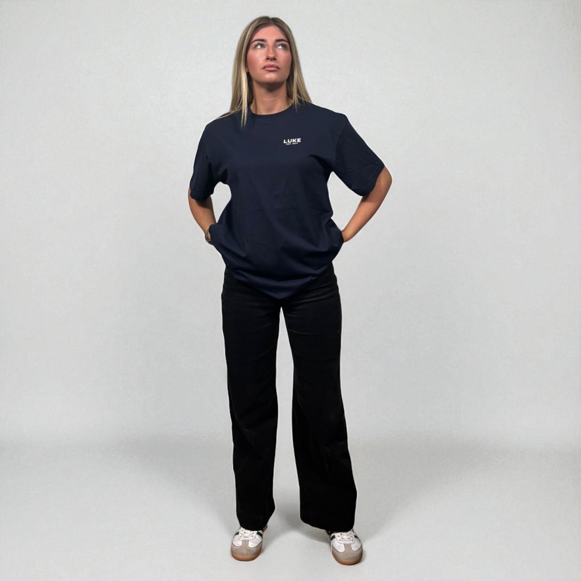 BNWT Luke 1977 Exquisite Navy Blue Tee