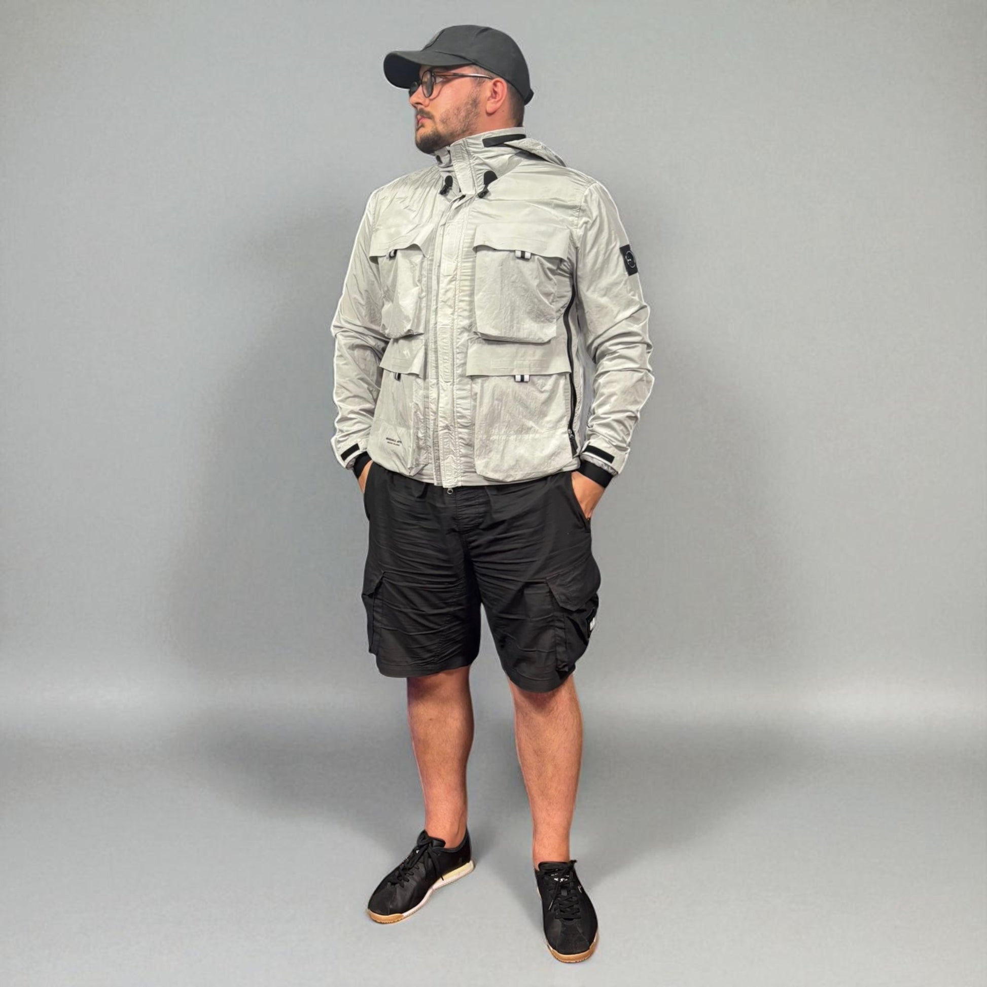 Marshall artist Grey Nylon Field Jacket