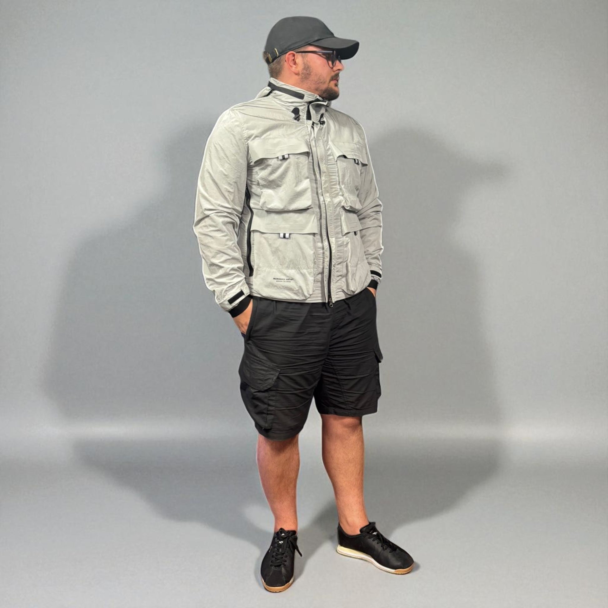 Marshall artist Grey Nylon Field Jacket