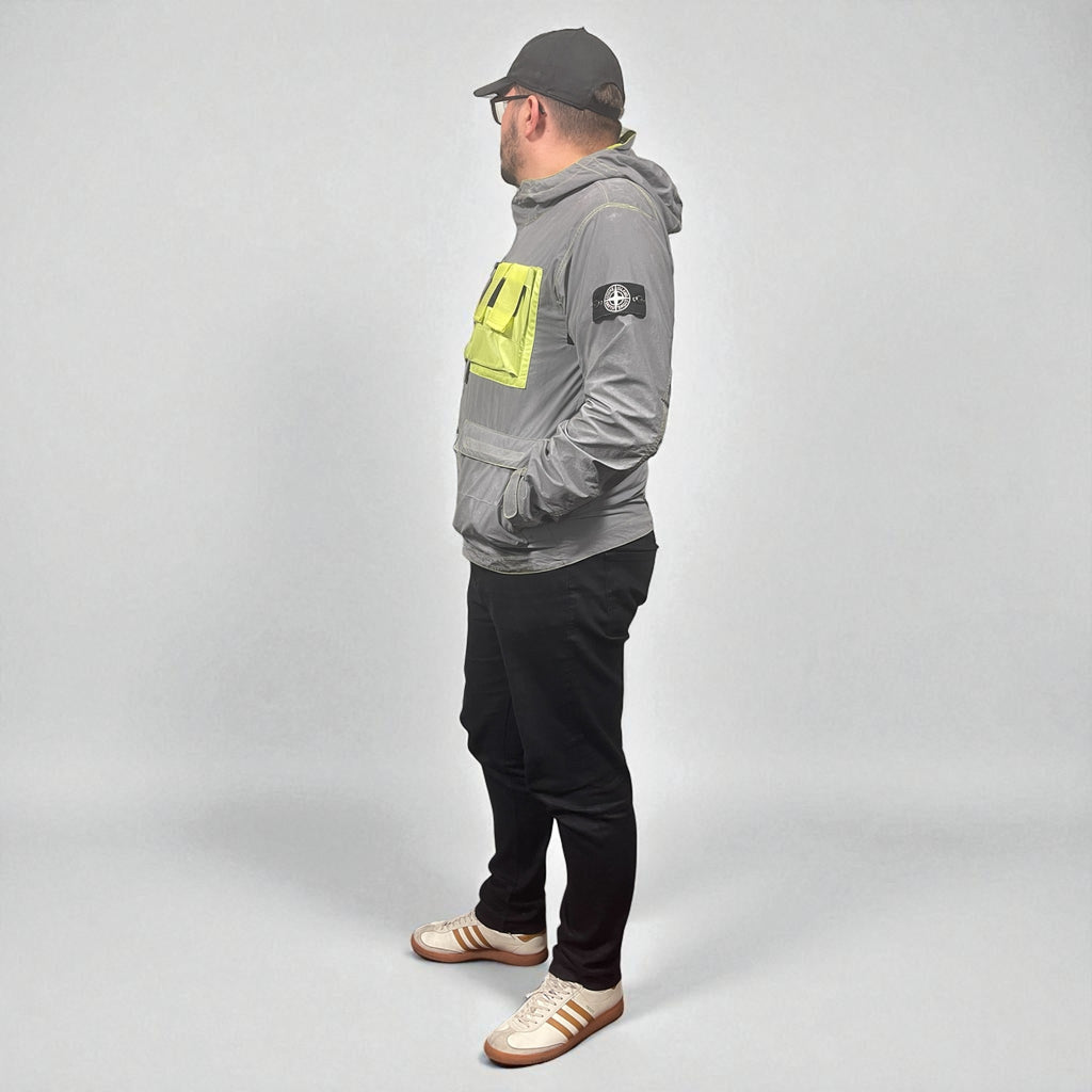 Stone Island Mussola Gommata Plated Reflective Jacket